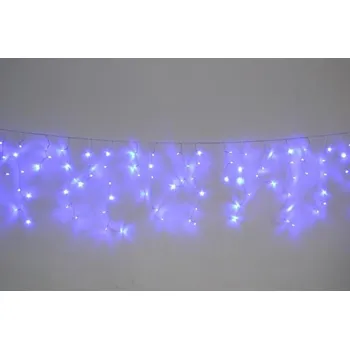 Vánoce PRC Vánoční osvětlení - venkovní závěs 10 metrů modrý