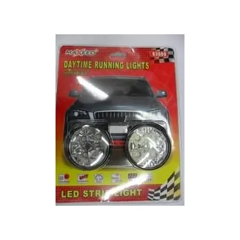 Denní svícení Led světla pro denní svícení kulatá 4 diody - homologovaná