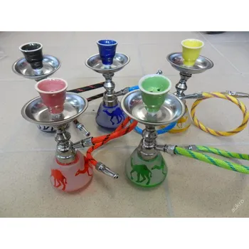 Vodní dýmka - velikost 20cm - na cesty, různé barvy Modrá