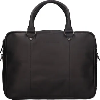 Pánská aktovka Pánská kožená taška na notebook The Chesterfield Brand Boston - černá