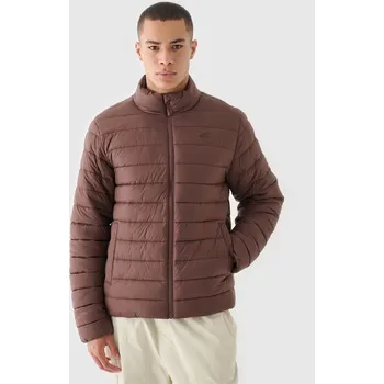 Pánská péřová bunda 4F velikost XL dark brown