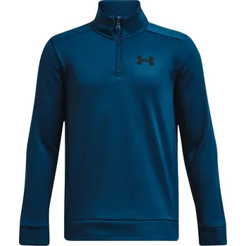Chlapecká mikina Chlapecká fleecová mikina Under Armour Armour Fleece 1/4 Zip velikost YM varsity blue