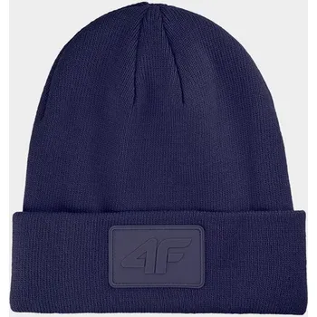 Čepice Čepice beanie unisex 4F velikost OSFA modrá