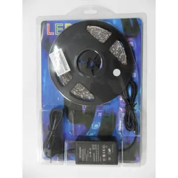 LED osvětlení PRC Led diodový pásek bílý - 5m - 300 diod + trafo