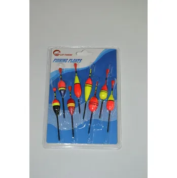 Signalizace záběru Sada rybářských splávků 8ks, splávek, splávky