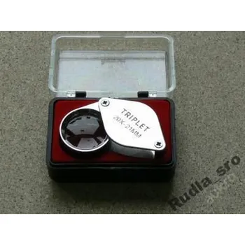 MIKROSKOPICKÁ LUPA TRIPLET 20 x 21mm