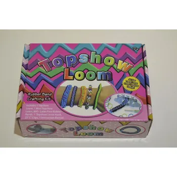 kreativní sada PRC Loom bands topshow - pletací stav + gumičky