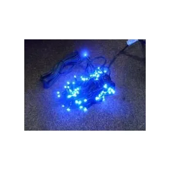 Vánoce PRC VENKOVNÍ VÁNOČNÍ OSVĚTLENÍ 100 LED - MODRÉ