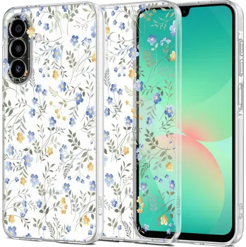 Pouzdro na mobilní telefon TECH-PROTECT FLEXAIR+ GALAXY A17 4G / 5G SPRING FLOWERS