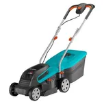 Akumulátorová sekačka Gardena PowerMax 32/36V P4A / 30 l / 71 dB / do 200 m2 / výška sečení 2 - 6 cm / tyrkysová/černá