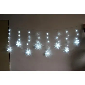 Vánoce PRC Vánoční osvětlení - závěs hvězdy - bílé