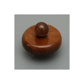 Figurína Krček k panně ELITE dřevěný, velikost 42, nízký, tmavý