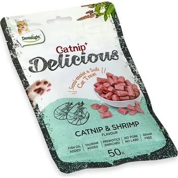 Pamlsek pro kočku Catnip Delicious Shrimp Flavour 50g
