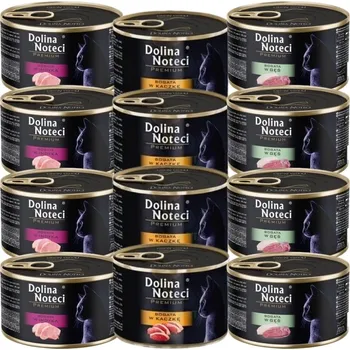 Krmivo pro kočku Dolina Noteci Premium MIX KUŘECÍCH CHUTÍ 12x185g