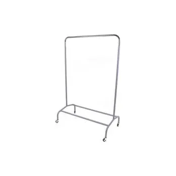 Věšák Štendr/stojan na šaty EOS01B, výška 155cm,šířka 100cm,malá kovová kolečka, šedý