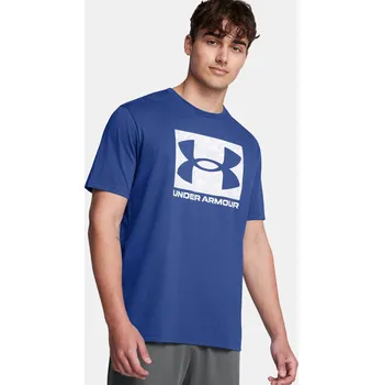 Pánské tričko Pánské triko Under Armour ABC Camo Boxed Logo SS velikost 3XL tech blue