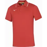 Pánské polo tričko Mizuno Men Polo velikost S red / white