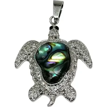 Přívěsek Přívěšek želvička z perleti Paua 3,5 cm