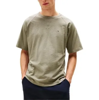 Pánské tričko Pánské triko Tommy Hilfiger UM03605 zelená L