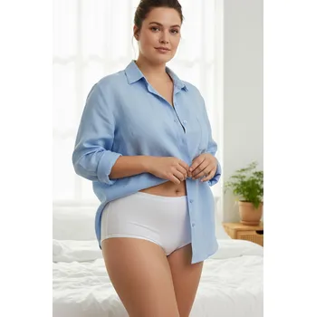 Kalhotky Glara Klasické bavlněné kalhotky s nohavičkou 703222