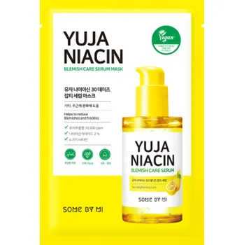 Pleťová maska SOME BY MI - YUJA NIACIN BLEMISH SERUM MASK - Pleťová maska proti pigmentovým skvrnám 25 ml