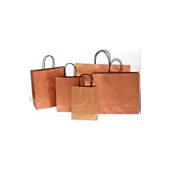 Dárková taška Dárkové papírové tašky BRONZ, 22 x 10 x 27 x 6 cm
