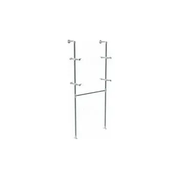 Prodejní regál Prodejní systém IDROSHOP, KIT 7 nástěnný modul, šířka 100cm,výška 240cm,pozink