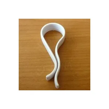 Ramínko Ramínková brzdička na kalhoty velká, typ KDP1, bílá, 1 ks