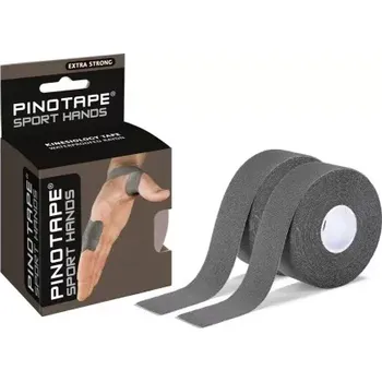 Tejpovací páska PINOTAPE® Sport Hands, tmavě šedý, 2,5 cm x 5 m, 2 ks