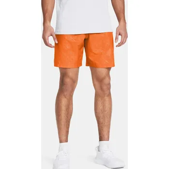 Pánské kraťasy Under Armour Woven Emboss Shorts velikost XXL atomic orange