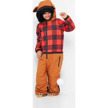 dívčí zimní kombinéza WeeDo Teddydo červená 92-104