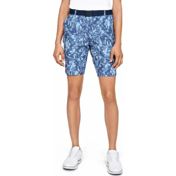 Dámské kraťasy Dámské golfové kraťasy Under Armour Links Printed Short velikost 4 blue frost