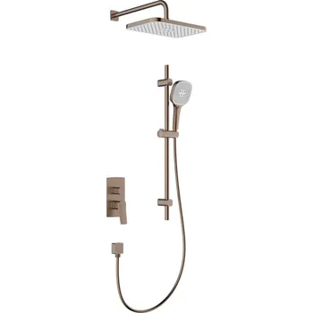 Sprchový set KFA Armatura 4529-301-34 - Sprchová sada s podomít. baterií MALAGA rose gold