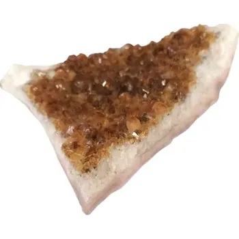 Přírodní kámen Citrínová drůza 146 g – přírodní kámen hojnosti, energie a ochrany prostoru