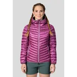 Dámská péřová bunda Hannah Ary velikost 40 fuchsia stripe