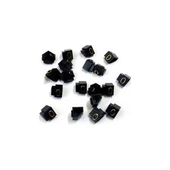 Dárková visačka Cenovky Q 2D, 4 x 6 mm, náhradní číslo "0", zlatý prolis, 20 ks