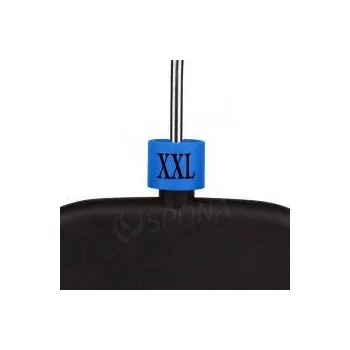 Ramínko Minireitery, značení na ramínka "XXL", modrá barva, černý potisk, 25ks