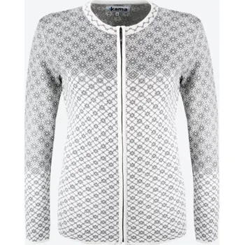 Dámský svetr Kama 5036 VÝPRODEJ Velikost oblečení: XL / Barva: bílá