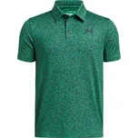 Chlapecké polo triko Under Armour Playoff Printed Polo velikost YM Team Kelly Green