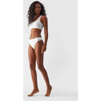 Kalhotky Dámské tanga 4F 2-pack velikost XS white / white
