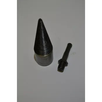 Štípací klín Štípací trn na palivové dřevo - kužel do vrtačky 35 x 120 mm