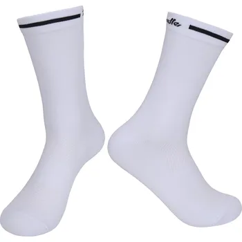 Pánské ponožky HOLOKOLO Cyklistické ponožky klasické - VELON - bílá