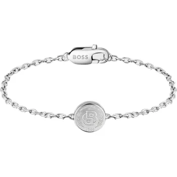 Náramek Hugo Boss Nadčasový ocelový náramek Double B 1580763M + 2 měsíce na vrácení zboží