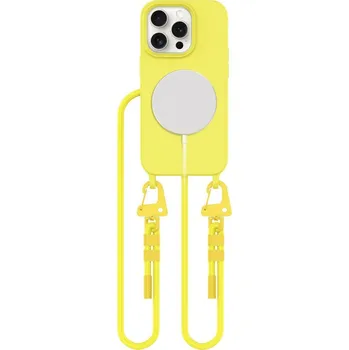 Pouzdro na mobilní telefon KRYT TECH-PROTECT MAGNECKLACE MAGSAFE IPHONE 15 PRO CANARY YELLOW