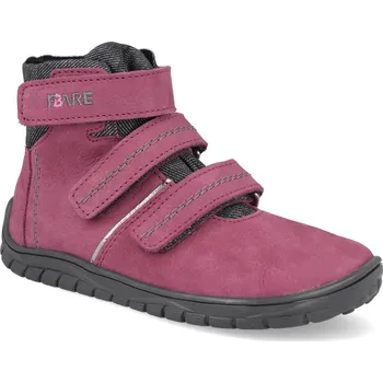 Dětská sportovní obuv Barefoot dětské kotníkové boty Fare Bare - B5526293 Fjordky růžové Velikost: 28