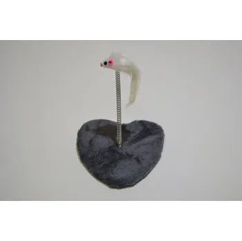 Škrabadlo pro kočky šedé srdce VVA370