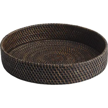 Šperkovnice Aquanova, Dekorativní podnos Cino kulatý tmavě hnědý - Formadore