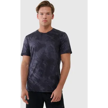 Pánské tričko Pánské funkční tričko 4F velikost M black allover