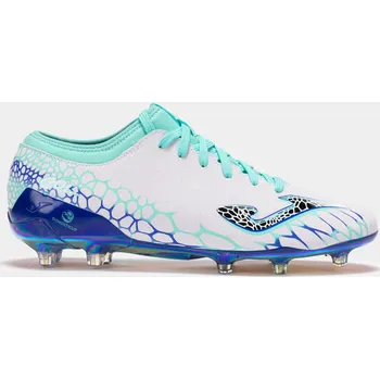 Kopačky Pánské kopačky Joma GOL 2472 FG White Turquoise velikost bot 45 bílá