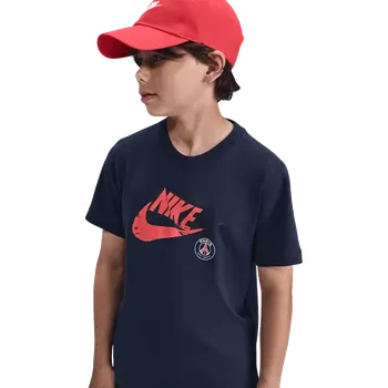 Dětské fotbalové tričko Nike PSG 25/26 Futura Tee modré